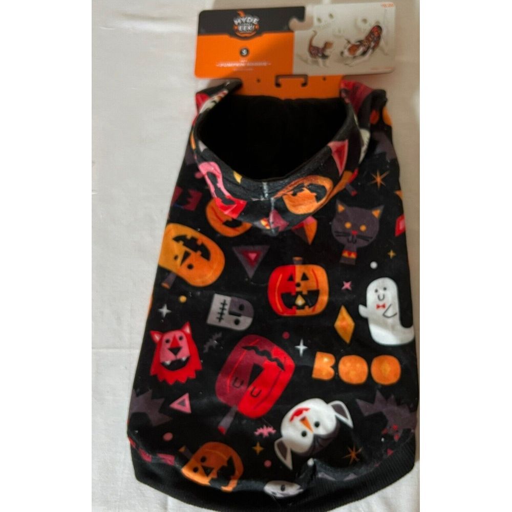Halloween Pet Hoodie Costumeโ Pumpkin Ghost Vampire Siz Small